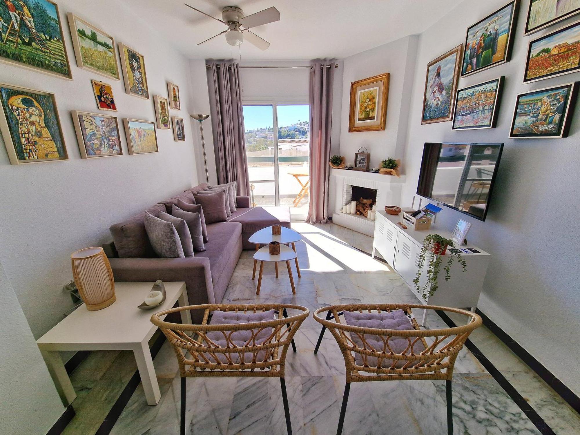 Hermoso Piso En La Cala De Mijas Con Vistas Al Mar Bagian luar foto